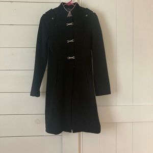 Nicky Hilton Chic Couture Black Peacoat